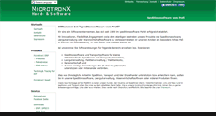 Desktop Screenshot of microtronx.de
