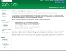 Tablet Screenshot of microtronx.de